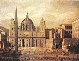 Viviano Codazzi Canvas Paintings - St Peter's, Rome